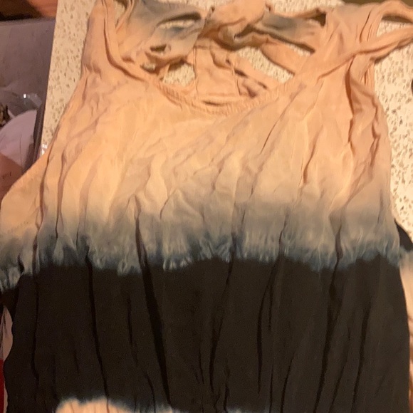 Vintage Tie Dye Back Cut Out Dress - Picture 3 of 3